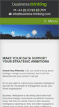 Mobile Screenshot of business-thinking.com